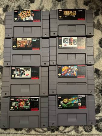 Super Nintendo SNES Games 1