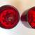 Vintage Ruby Red Georgian Honeycomb Drinking Glasses - Pair of Two 3 thumbnail