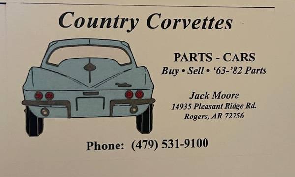 Corvette Parts 1
