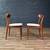 Set of 4 Mid-Century Danish Modern Walnut Dining Chairs, c.1960’s 6 thumbnail