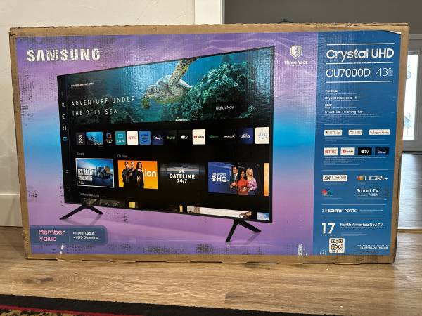 43” Samsung TV 1
