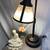 Gray 2 Tier Wood Night Stand w/ USB Ports &  Electric Plug 10 thumbnail