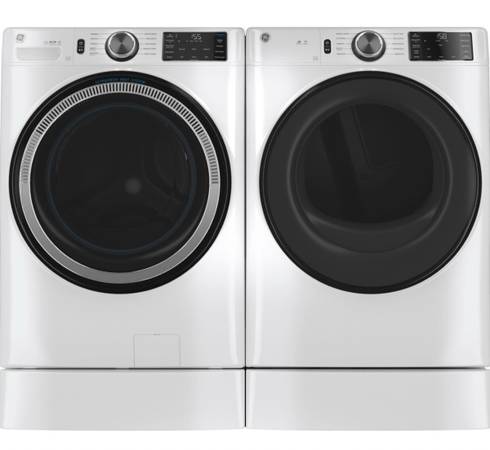 *Open Box* GE Washer/Electric Front Load Dryer Set 1
