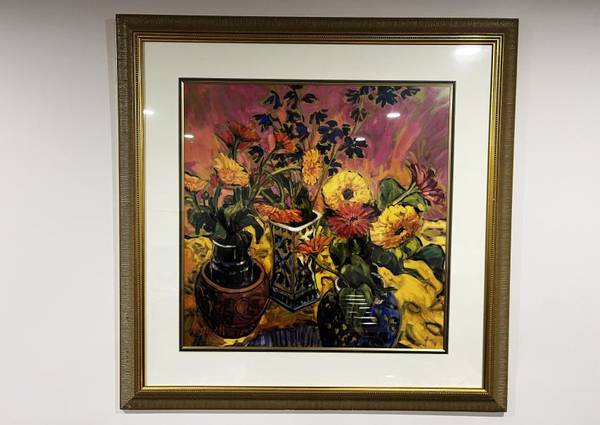 Rare Canadian Artist Jae Dougall Lithograph Art Painting. 1