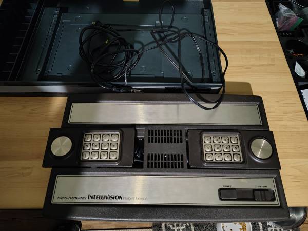 Intellivision with box and Dragon Quest game 1