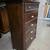 Modern Dark Walnut 5 Drawer Tallboy Dresser 2 thumbnail