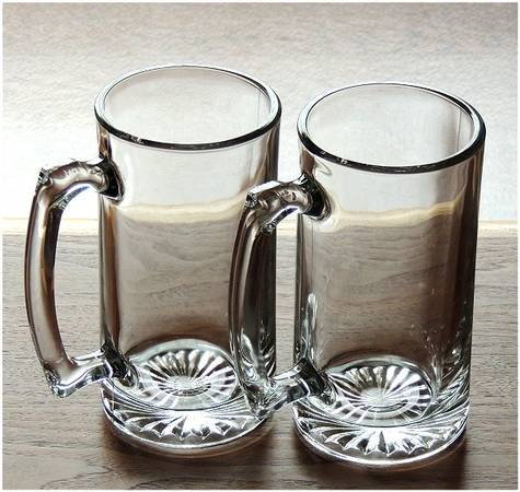 12 - LIBBEY beer/drinking mugs, 25 oz, NIB 1