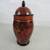 VTG 1970's Russian Khokhloma Hand Painted Lacquered Wood Pitcher 7 thumbnail