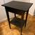 IKEA Hemnes Side Table Nightstand Black Brown Wood Drawer 3 thumbnail