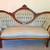 Antique Carved Mahogany Wood Ballon Cameo Back Sofa Couch Settee 6 thumbnail