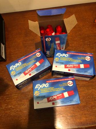 Expo Dry Erase Markers Red 80002 (44) 1