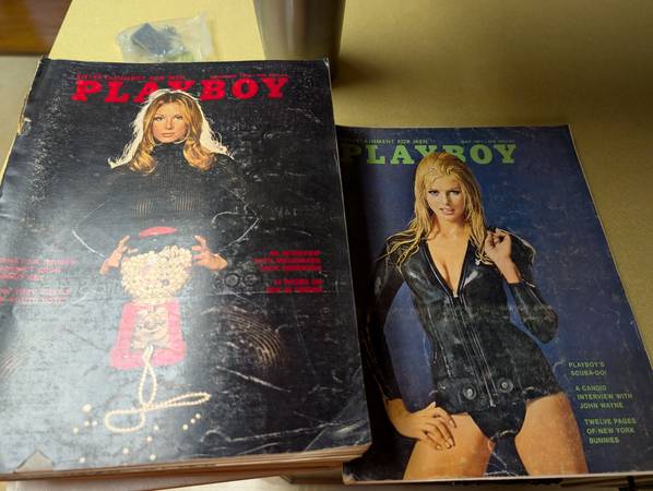 Vintage playboy magazines from the 70s 1