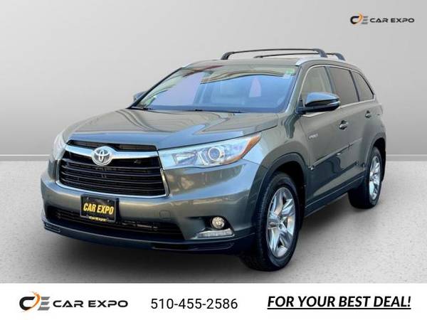 2015 Toyota Highlander Limited Hybrid Sport Utility 4D suv Alumina 1