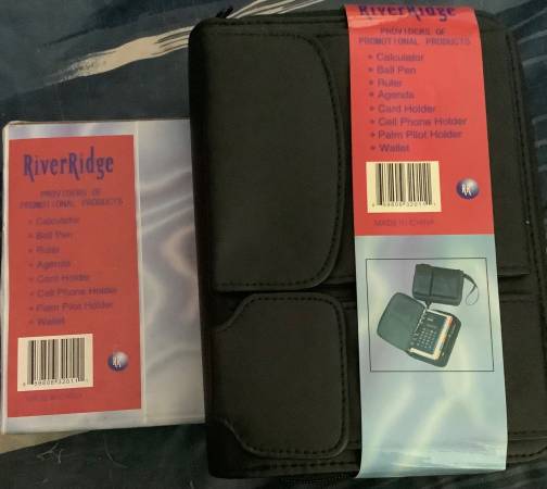 RIVERRIDGE CELL PHONE PILOT HOLDER DAY PLANNER CALCULATOR EVERYTHING I 1