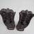 Hawaiian Long Life Tiki Hapa Wood Statues Pair 6 1/4" Tall 7 thumbnail