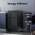 BANGSON Mini Fridge with Freezer, 2 Door Small Refrigerator with Freezer, Mini F 4 thumbnail