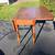 Antique Solid Cherry Harvest Table with Drop Down Sides 3 thumbnail