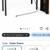Foldable Rustic Brown Wood Laptop Desk with Outlets 2 thumbnail