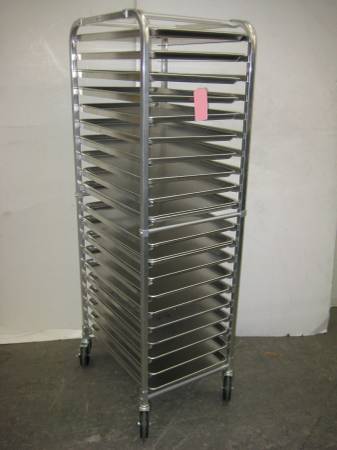 Rolling Sheet Pan BUN Rack ALUMINUM Trays Steelton FREE DELIVERY 1