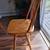 Solid oak swivel stool 4 thumbnail