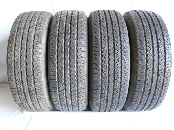4 used tires 255 65 17 Goodyear Wrangler Fortitude HT 110T--90% life-- 1