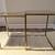 Nesting Table Set, Artisan Gold Metal Frame, Antique Mirror Top, Stack 5 thumbnail