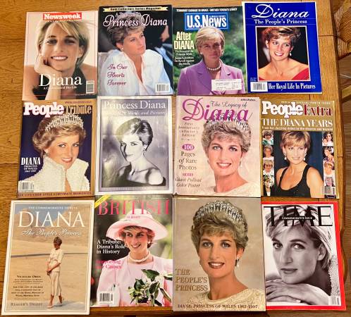 Princess Diana books & magazines. 1