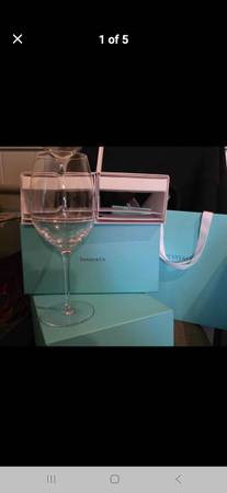 Tiffany wine glasses/NEW 1