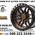 A101 MESA WHEELS SATIN GUM METAL CENTER W/BLACK LIP W/16 SPOKES RIMS 12 thumbnail