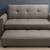 DISCOUNTED PRICE FOR TODAY modern gray convertible sofa in Great Condi 2 thumbnail