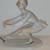 Wallendorf Ice Skater Figurine by Steiner,  Germany, 1950s Porcelain 5 thumbnail