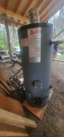 Bock direct Oiled Fired water heater, heat exchanger and pump 1