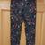 Kids Sz S Black Jeans Pants Flowers Butterfly print Wonder Nation 2 thumbnail