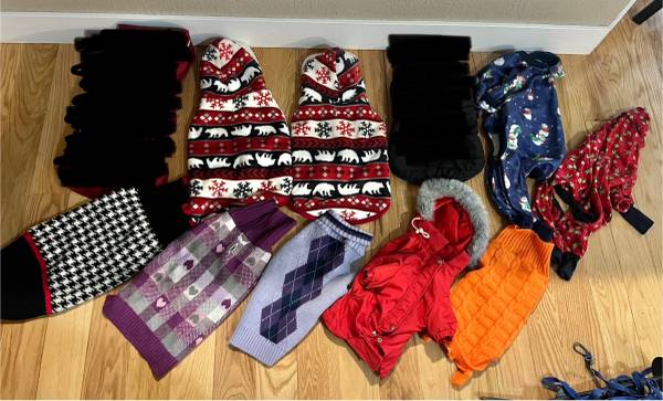 Medium Size Dog Sweaters, Jackets, PJs 1
