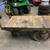 Antique wooden industrial cart with a handle 4 thumbnail
