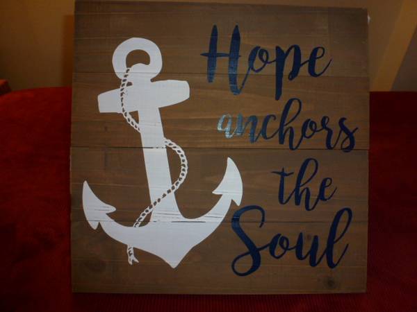 Decorative wood wall hanging/placard 1