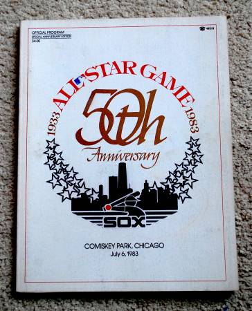 1983 MLB All-Star Game Program 1