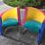 Chair Set: Rare Vintage Italian Postmodern Ultrasuede Mirror Image Pair 6 thumbnail