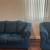 Navy blue sofa set 1 thumbnail