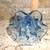 Vintage Fenton Blue Glass Bell W/Swirl Design, 7" 3 thumbnail