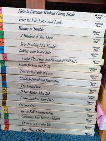 Woman Alive series of 18 books, $2 each 1