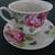 Pretty Pink Floral Porcelain Teacup and Saucer 2 thumbnail