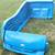 LITTLE TIKES BLUE RACE CAR TWIN BED FRAME 4 thumbnail