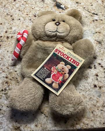 Hallmark Christmas Teddy Bear Stocking 1