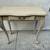 BEAUTIFUL LIKE NEW OLD WORLD TABLE WITH SMALL STORAGE DRAWER AND LONG LEGS 1 thumbnail