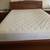 Solid wood Cal king bed with nightstand 1 thumbnail