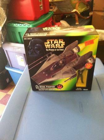 Star Wars: Power of the Force A-Wing Fighter with Pilot 1