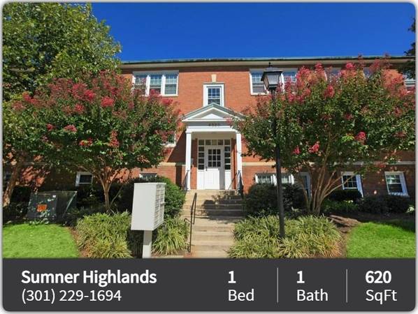 $1,799 / 1br - 620ft2 - A deal this good doesn't come around every day. 1 Bed, 1 Bath! (Bethesda - Close to DC)63896392922114120