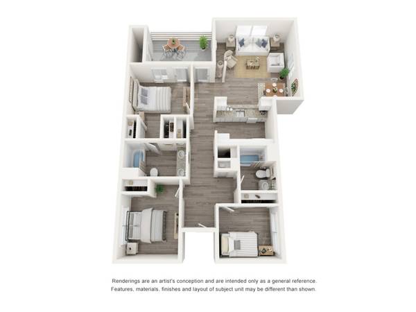 WAITLIST ONLY - 3-Bedroom Apartment @ Villa Torre!! 1