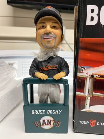 2010 Bruce Bochy bobblehead in box. 1
